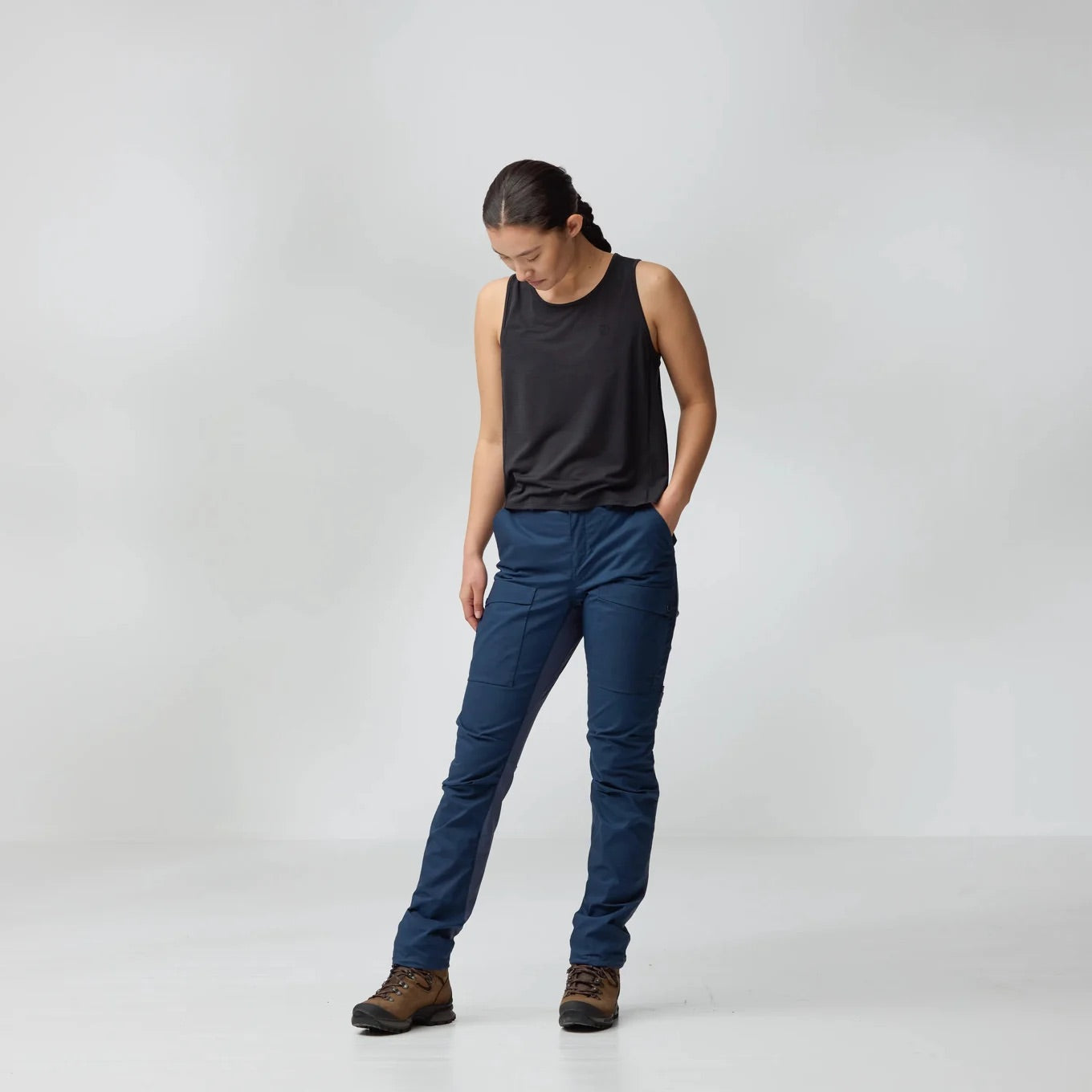 Abisko Hybrid Trail Trousers Women BLACK / 36/R