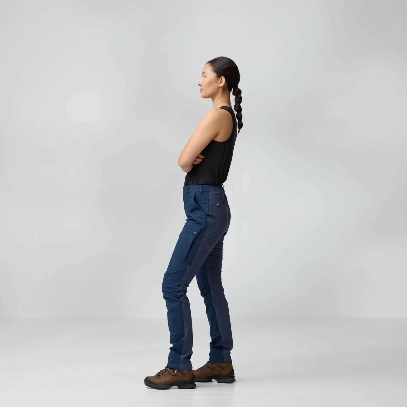 Abisko Hybrid Trail Trousers Women BLACK / 36/R