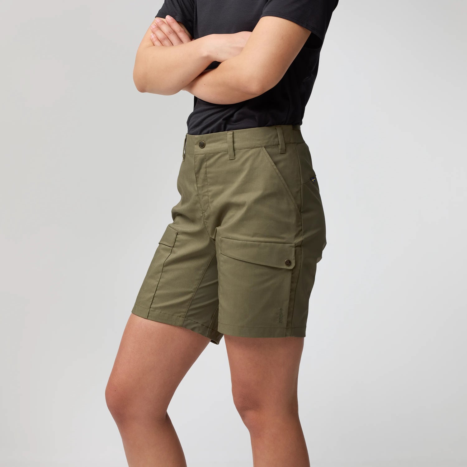 Abisko Hybrid Trail Shorts Women BLACK / 36