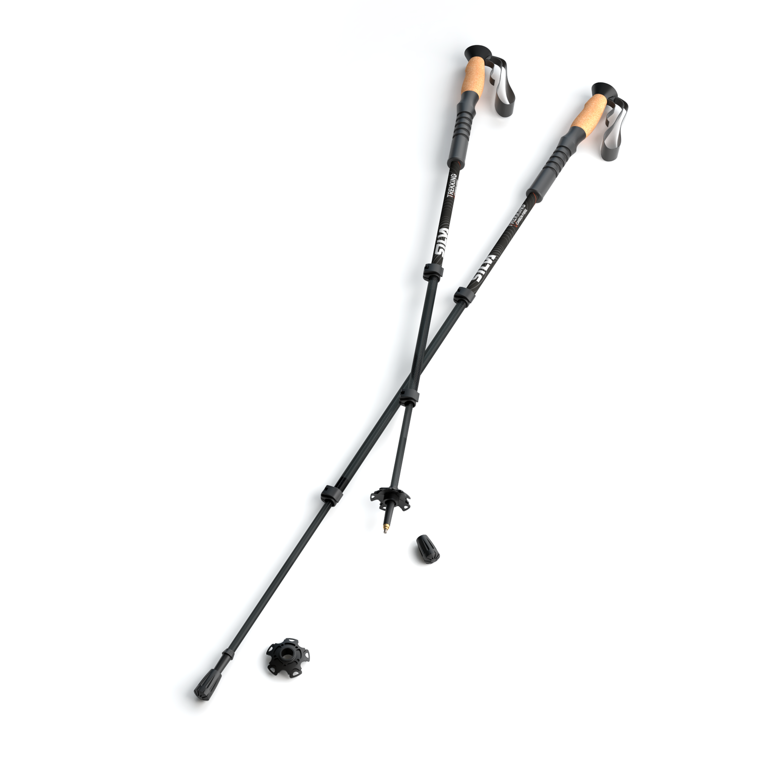 Trekking poles carbon ONE SIZE