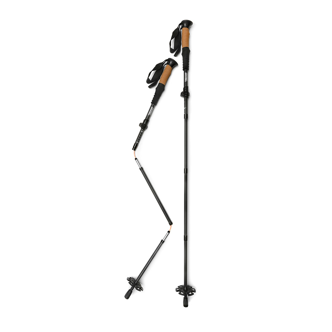 Trekking poles aluminum Z-fold ONE SIZE