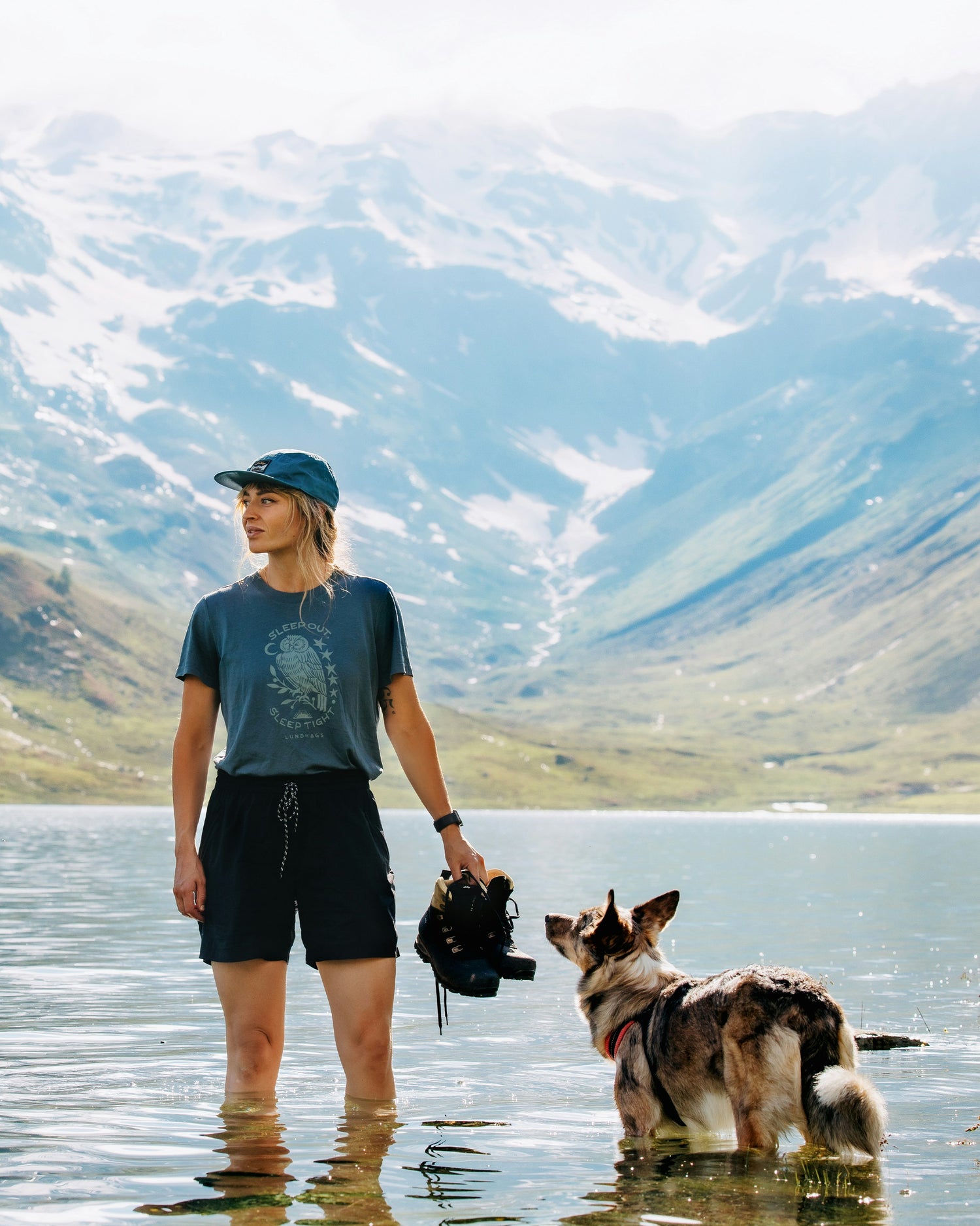 Järpen Printed Womens T-shirt CHALK WHITE / XS