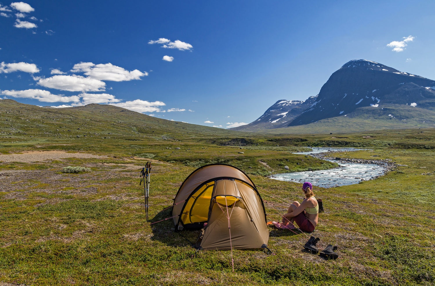 Kaitum 2 tält GREEN / EN STL