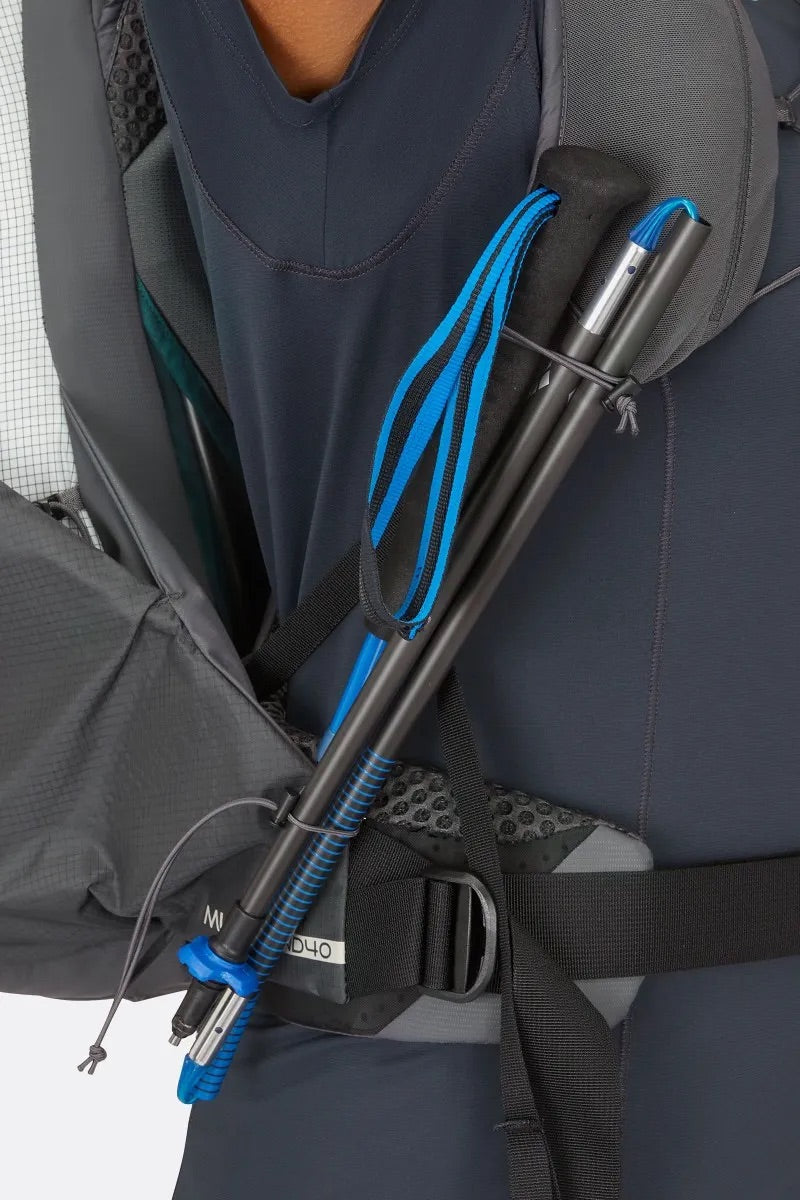 Women's Muon ND 40L Hiking Pack PEWTER/GRAPHENE / SML