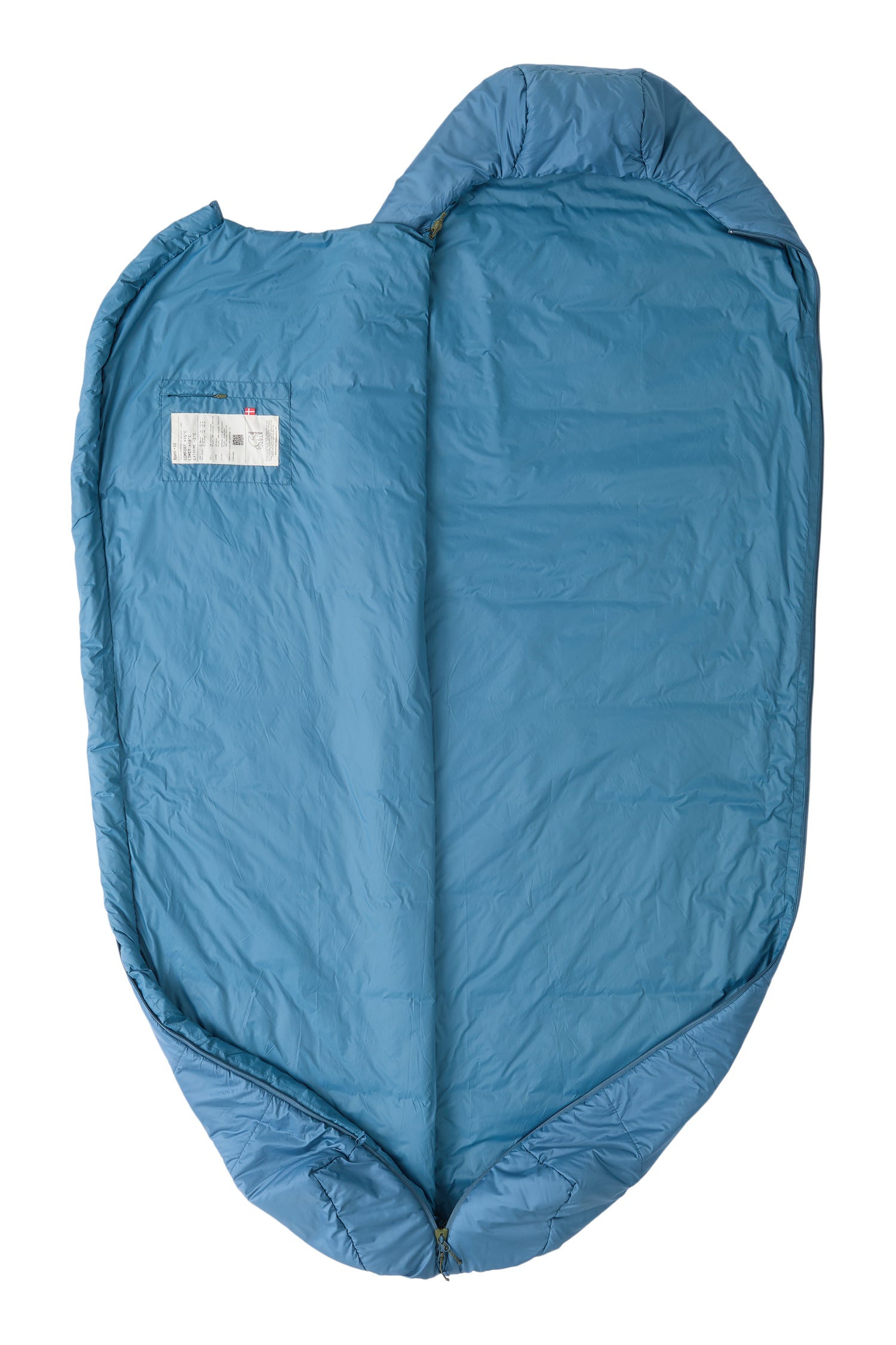Syntetsovsäck Bjarni Mummy Sleeping Bag (+10) AEGAN BLUE / M