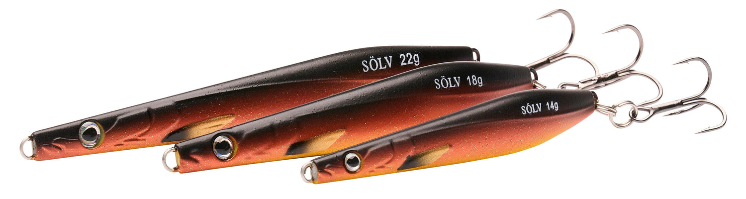 Sölv Spirr DARK SANDEEL / 8 CM / 14 GRAM