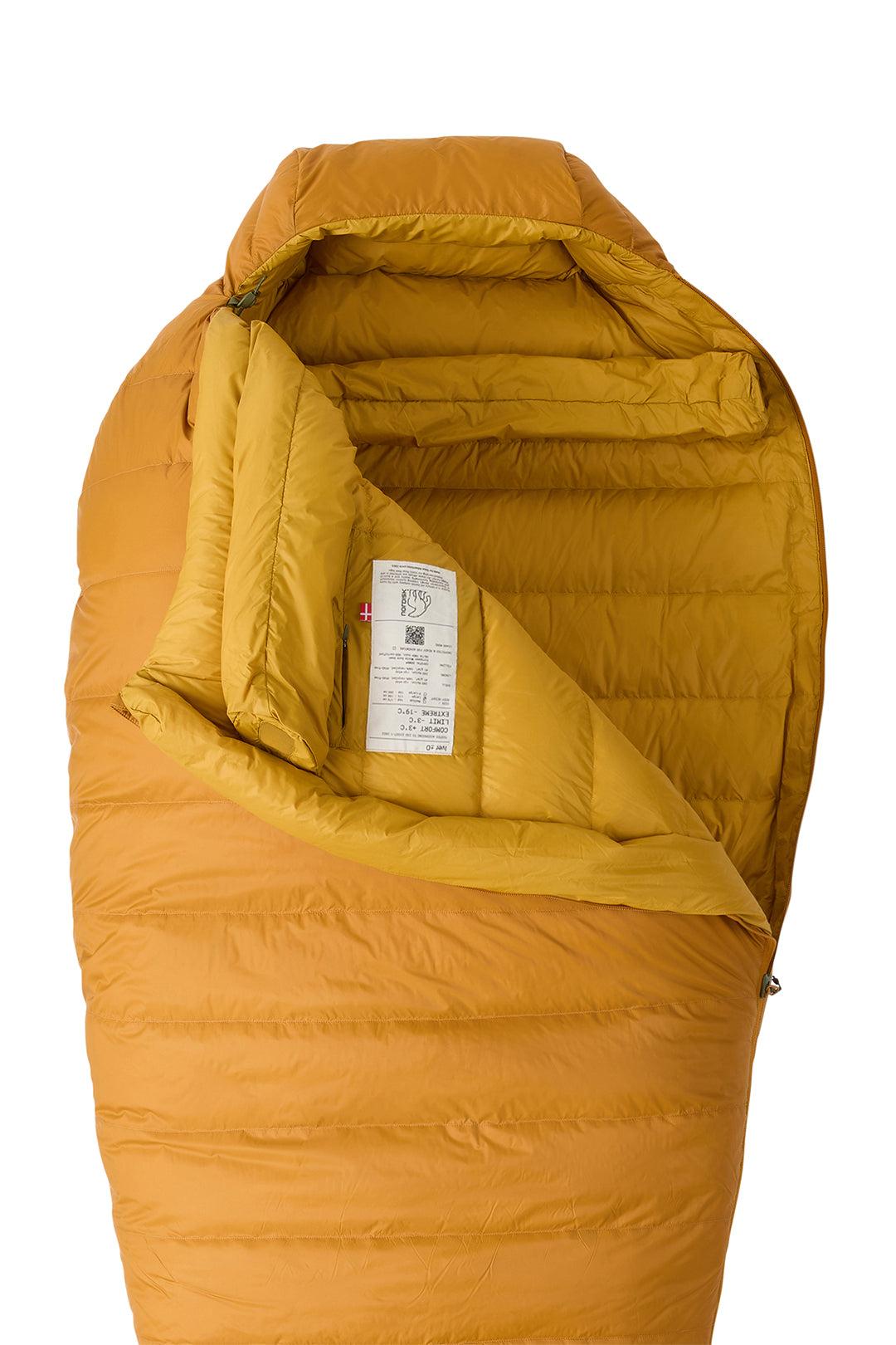 Dunsovsäck Iver Mummy Sleeping Bag (+0) BUCKTHORN BROWN / M