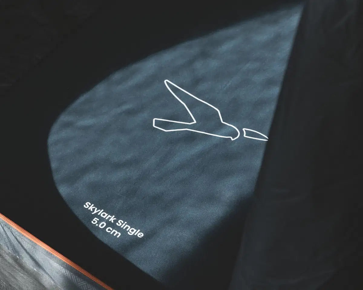 Skylark Single Selfinflated mat 5 cm BLACK & GREY / 200 X 60 X 5 CM