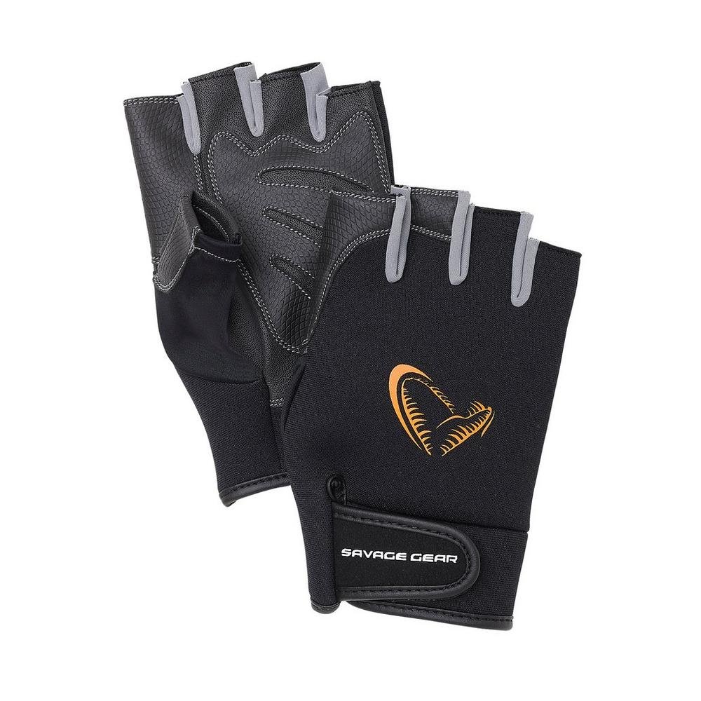 Neopren Half-finger Glove SVART / XLARGE