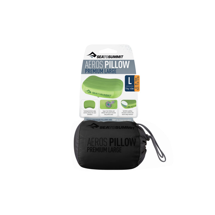 Pillow Aeros premuim L GREY / EN STL