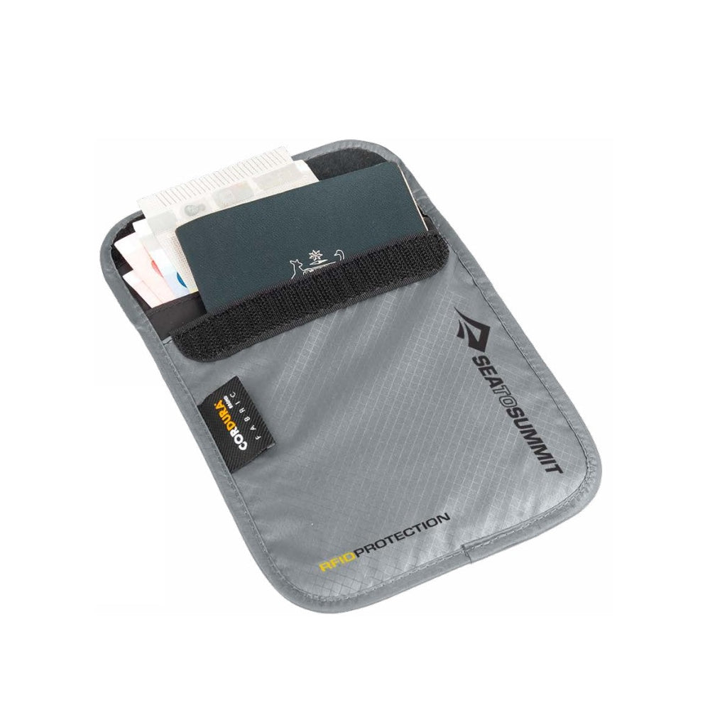ECO Travellight Neck Pouch RFID RISE GREY / EN STL