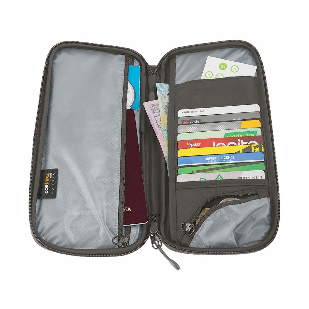 ECO Travellight Travel Wallet RFID RISE GREY / M
