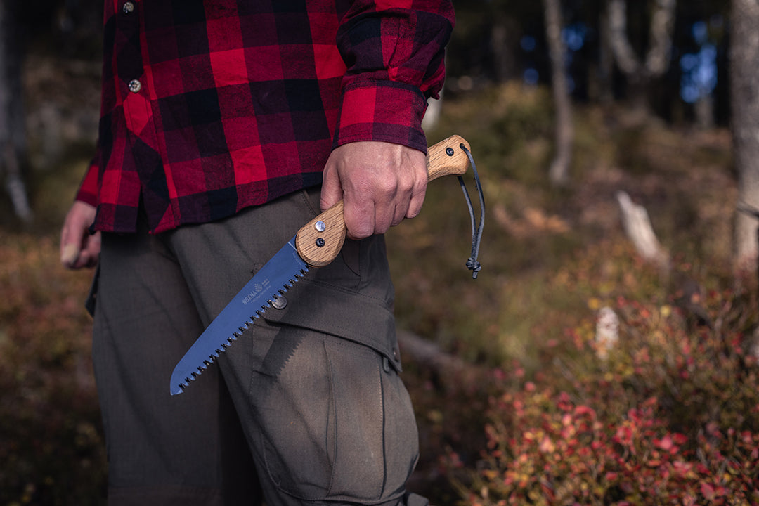 Hälsing Vikbar Handsåg Ek & Kolstål CARBON STEEL BLADE / 180 MM