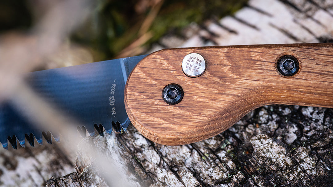 Hälsing Vikbar Handsåg Ek & Kolstål CARBON STEEL BLADE / 180 MM