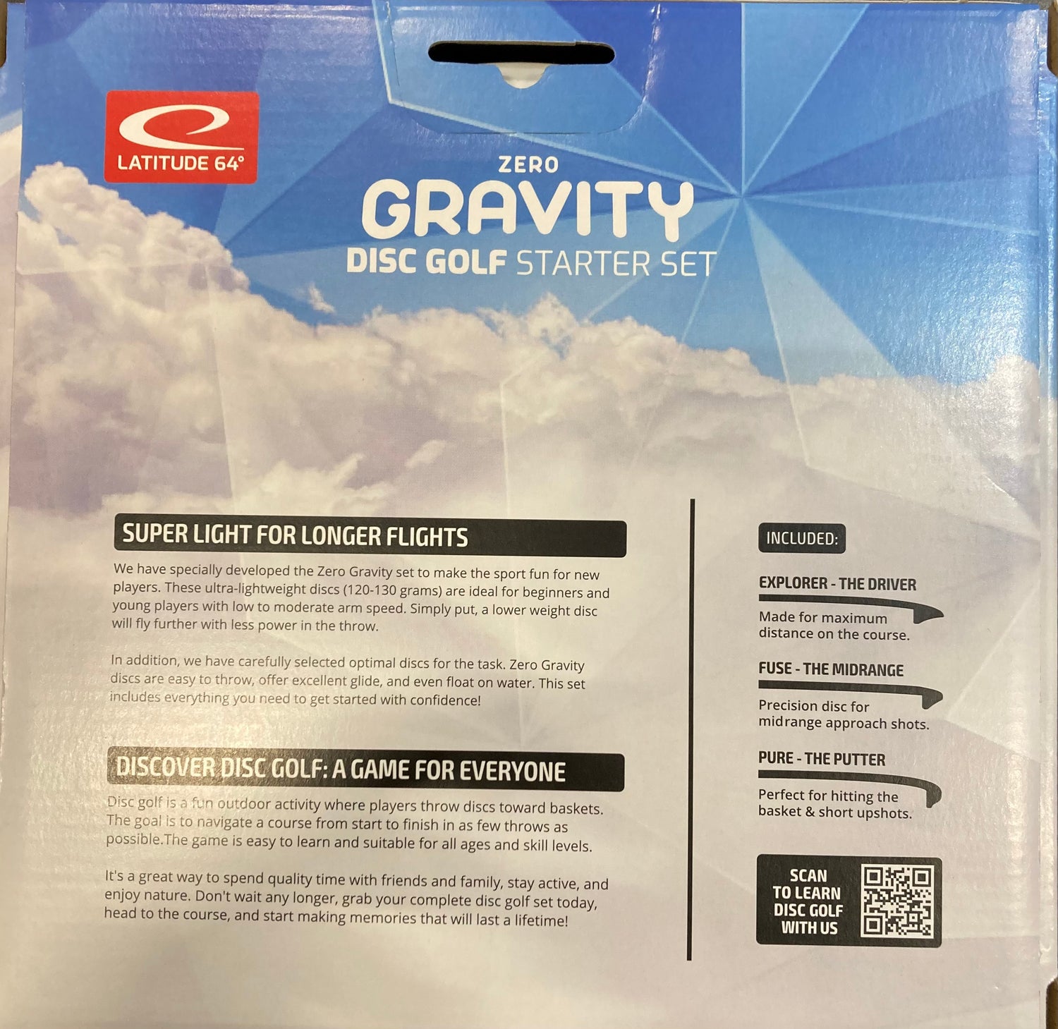 Starter Set Zero Gravity ONE SIZE