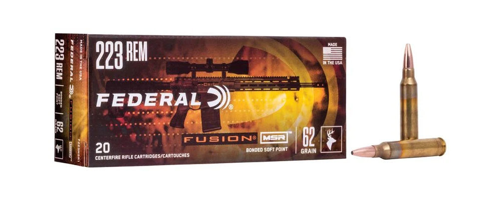 Fusion MSR Ammo .223 Rem 62gr 20/Box .223 REM / 20 ST / 62 GR / 4 G