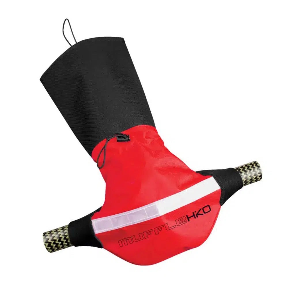 Muffle pogies i nylon och fleece RED / ONE SIZE