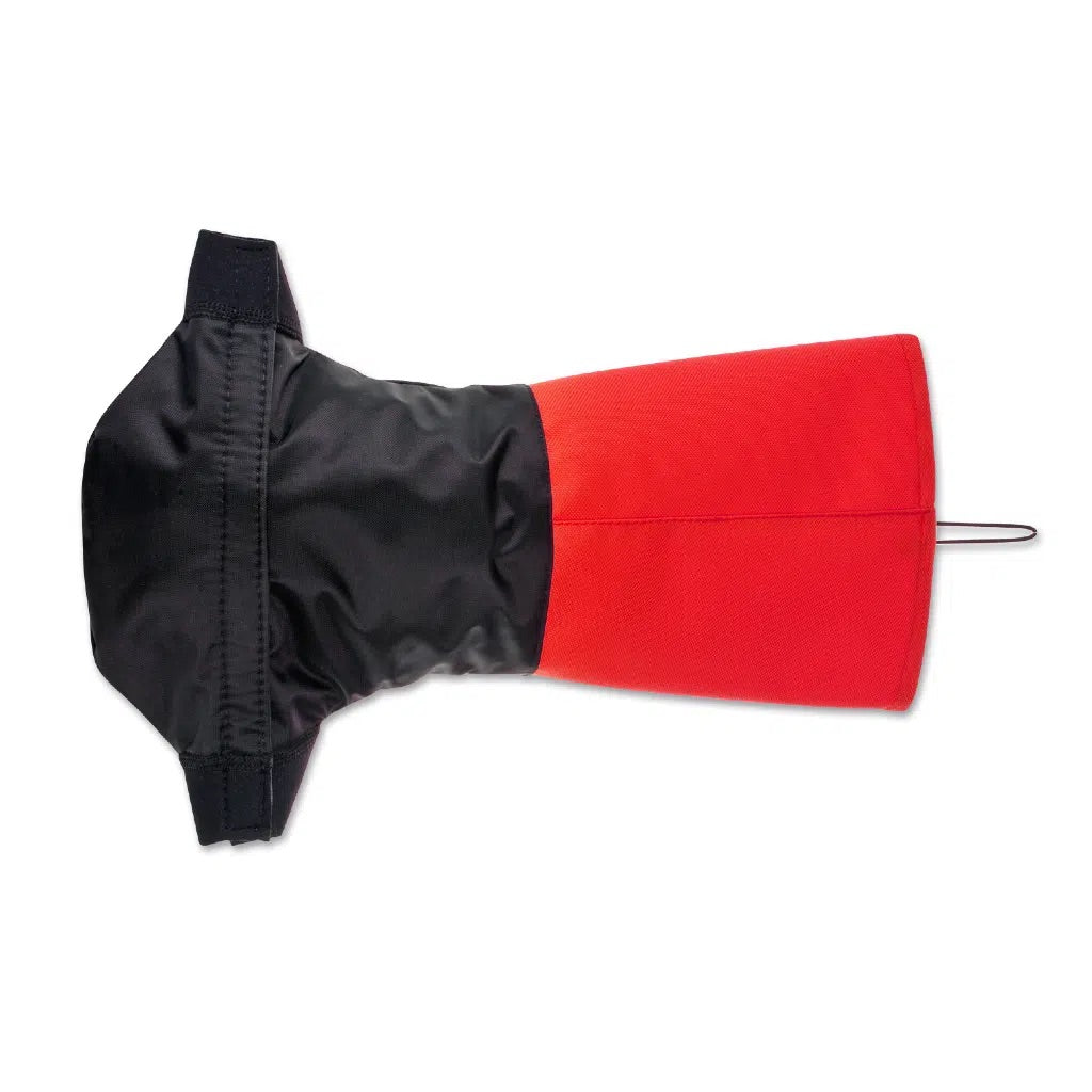 Muffle pogies i nylon och fleece RED / ONE SIZE