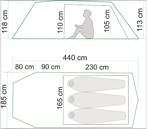 Trollheimen 3 Classic GREEN / ONE SIZE