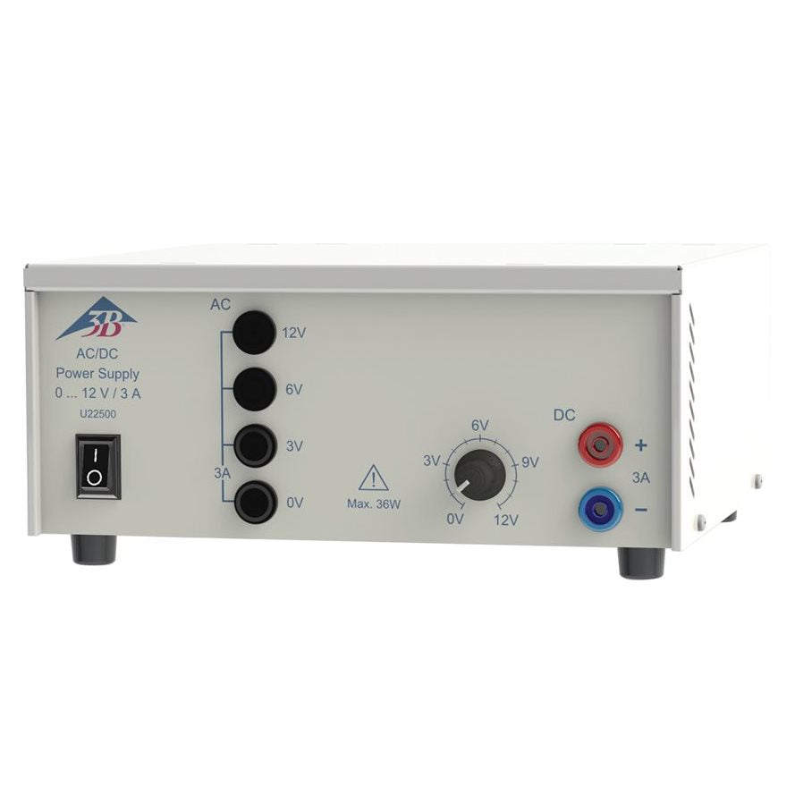 Spänningsaggregat, AC/DC 0-12 V EN STL