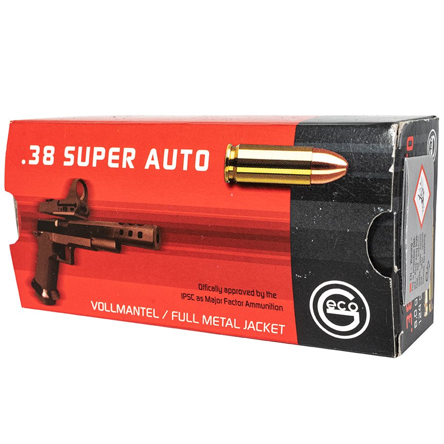 .38 Super Full Metal Jacket 124 gr 50 st/ask .38 SUPER / 50 ST