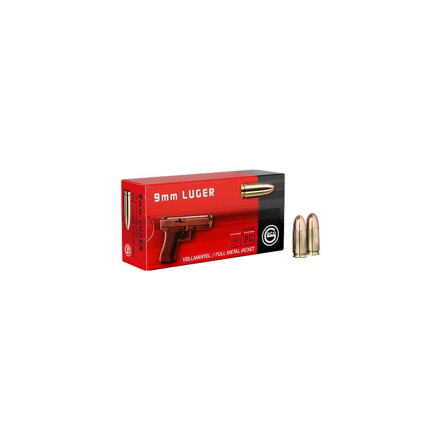 patroner 9 mm Luger FMJ 8,0 g 50 st/ask 124 GR / 8 G / 50 ST / 9 MM