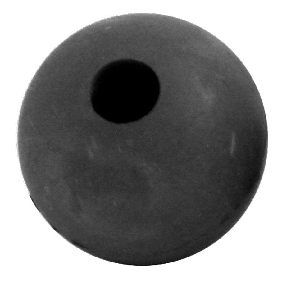 Slutstyckskula Gummi 1 st SVART / EN STL
