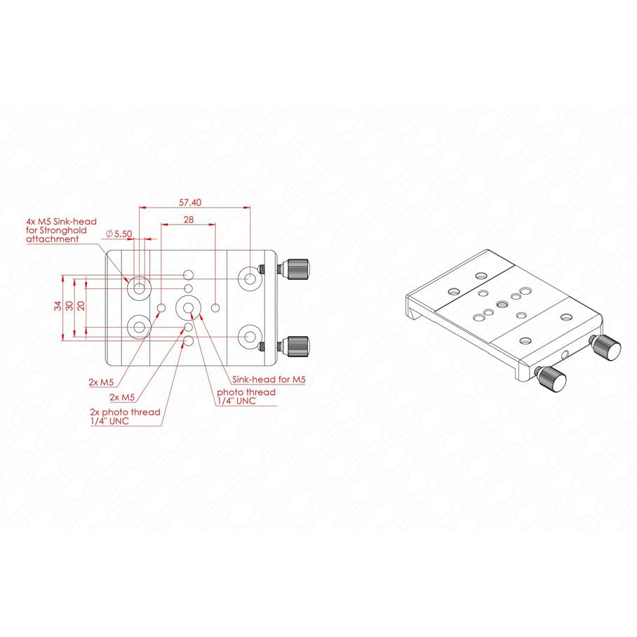 Tillbehörsklämma för 3