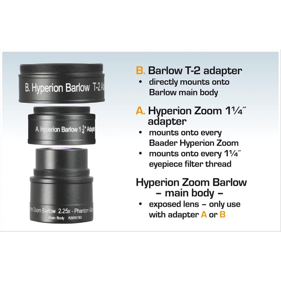 Hyperion Zoom Barlow 2,25x EN STL