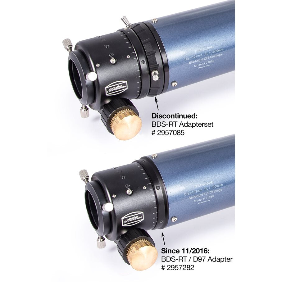Adapter till Steeltrack fokuserare till teleskop med 97 mm innerdiameter EN STL