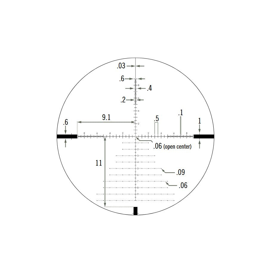 Diamondback Tactical 4-16x44 FFP EBR-2C MRAD Kikarsikte 30 MM