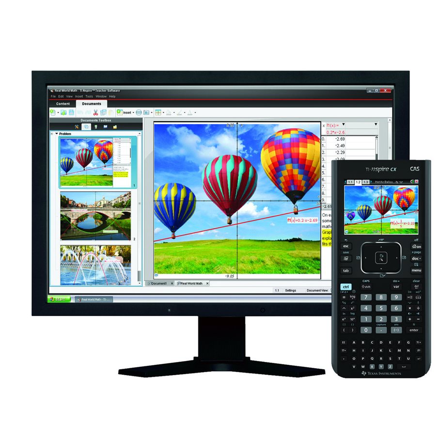 TI-nSpire CX CAS handenhet + Programvara EN STL