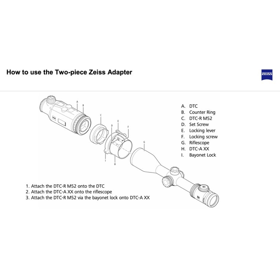 DTC 3/38 Frontmonterat Värmesikte EN STL