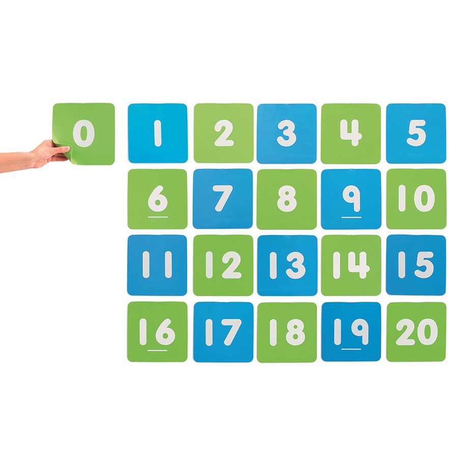 Nummerbrickor - stora EN STL