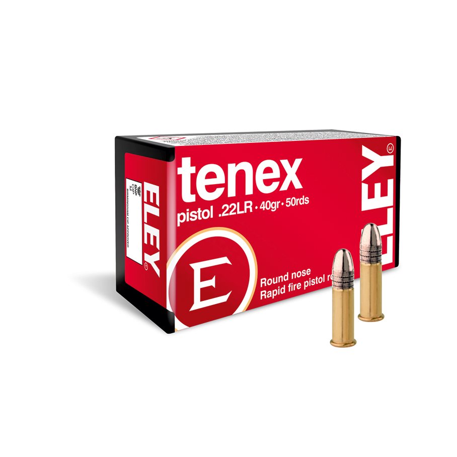 Tenex Pistol Round Nose Non-Selected 50 st/ask .22LR / 50 ST