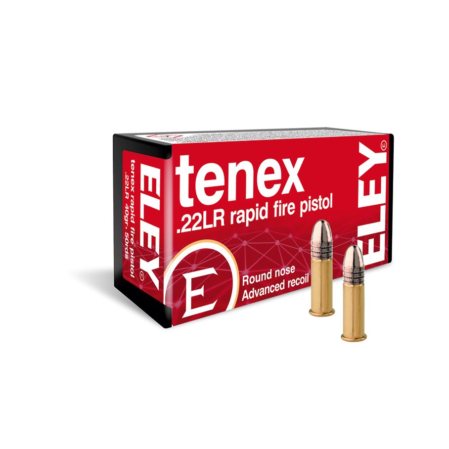 Tenex Rapid Fire Pistol Round Nose 50 st/ask .22LR / 50 ST