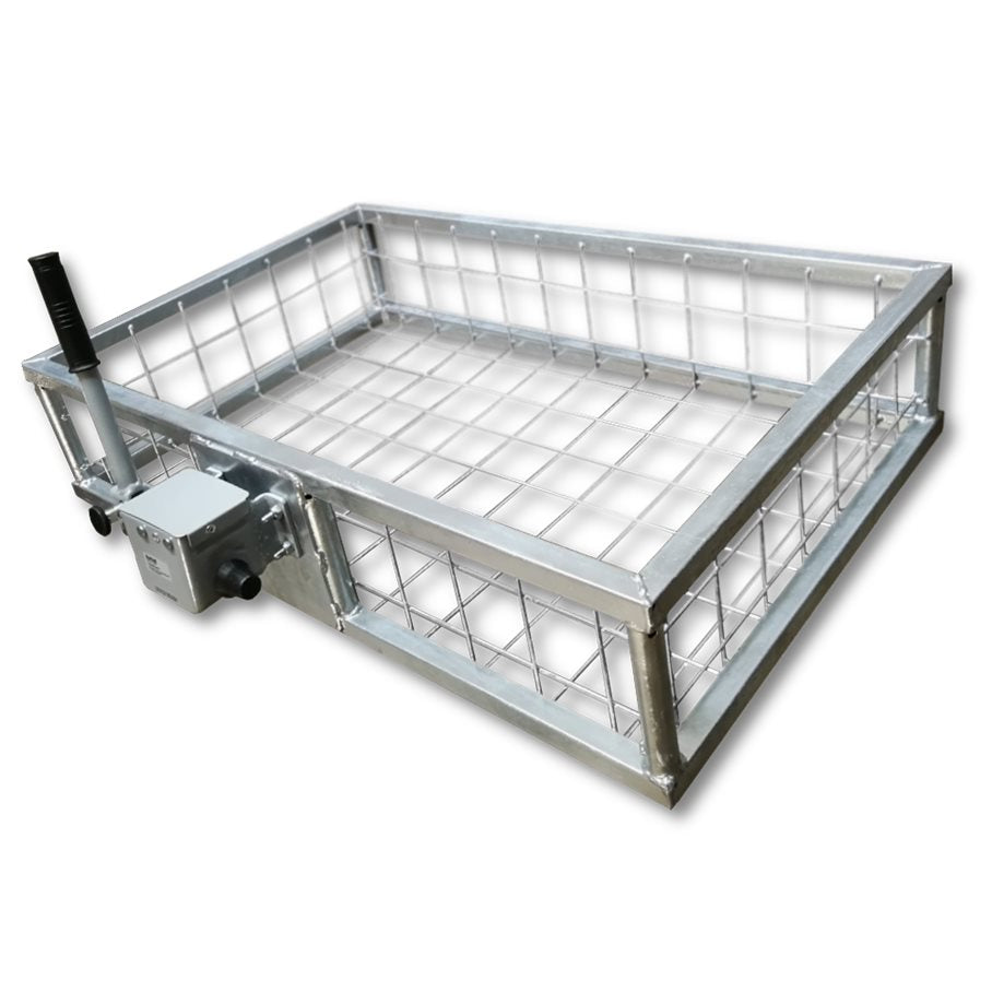 Vilttransport dragkrokskorg i metall med snabbfäste EN STL