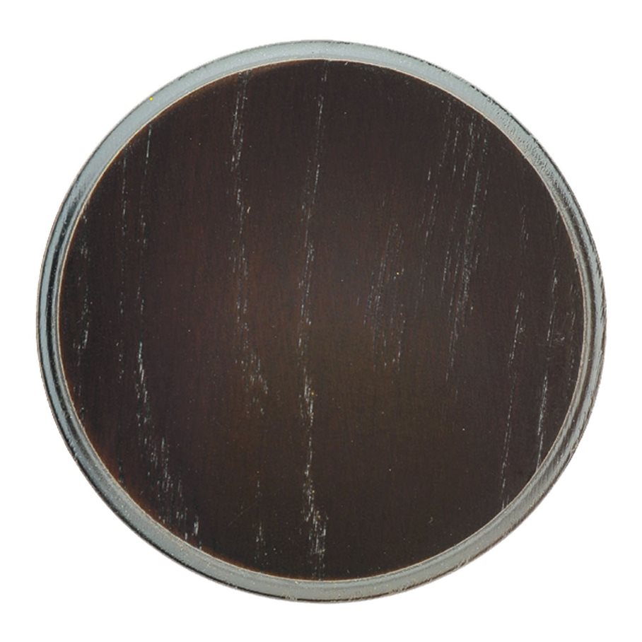 Trofésköld vildsvin mörk ek rund 18 cm MÖRKBRUN / EN STL