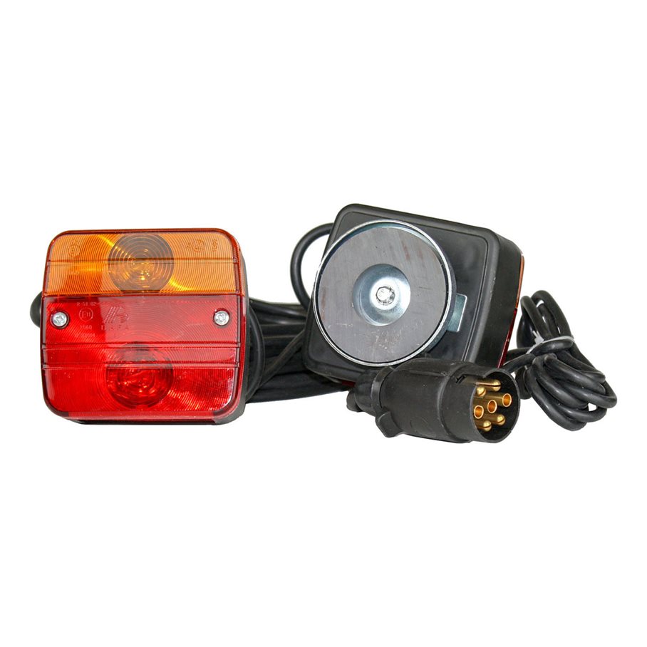 Bakljussats Med Magnet För Dragkrokskorg EN STL