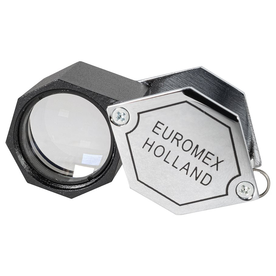 Akromatisk Botaniklupp Med 4-linssystem, 21 mm, 10x EN STL