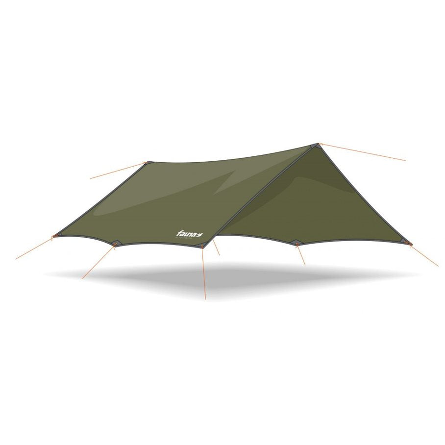 Tarp Standard 3x4 m OLIVEGREEN / EN STL
