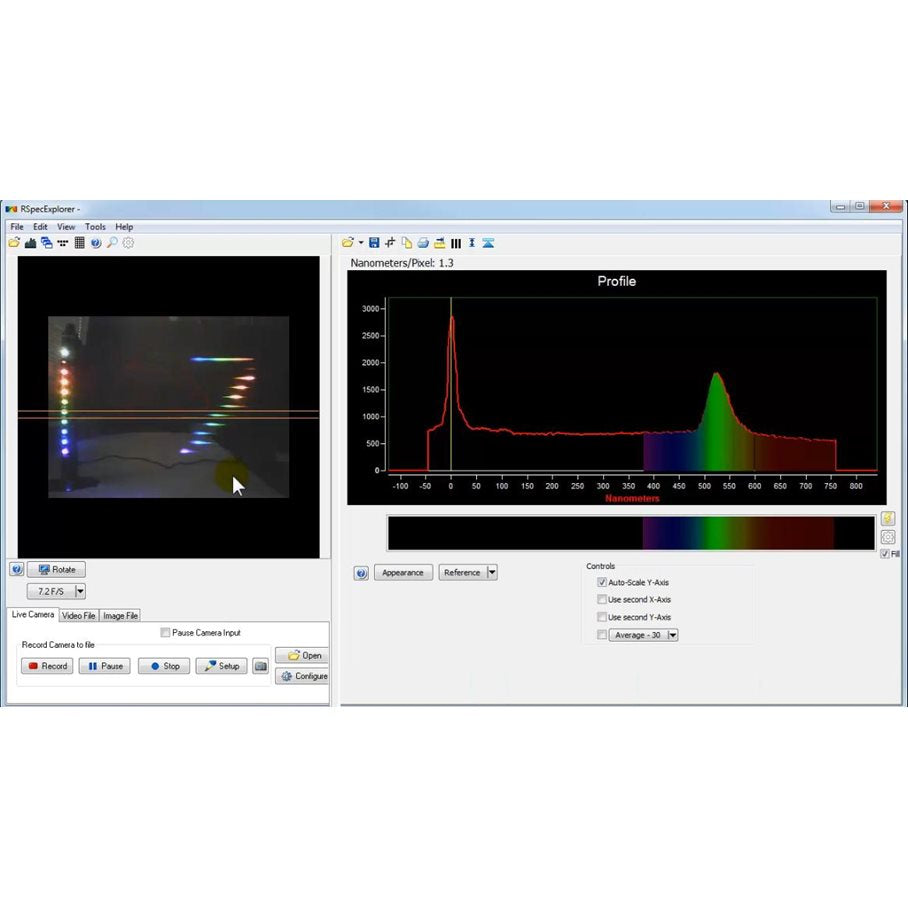 Rspec program för spektroskopi - för klassrum / föreläsning EN STL
