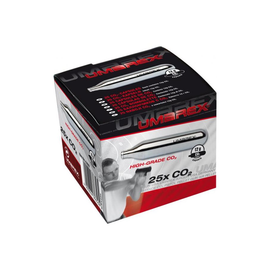 Kolsyrepatroner 12 g, 25 pack EN STL