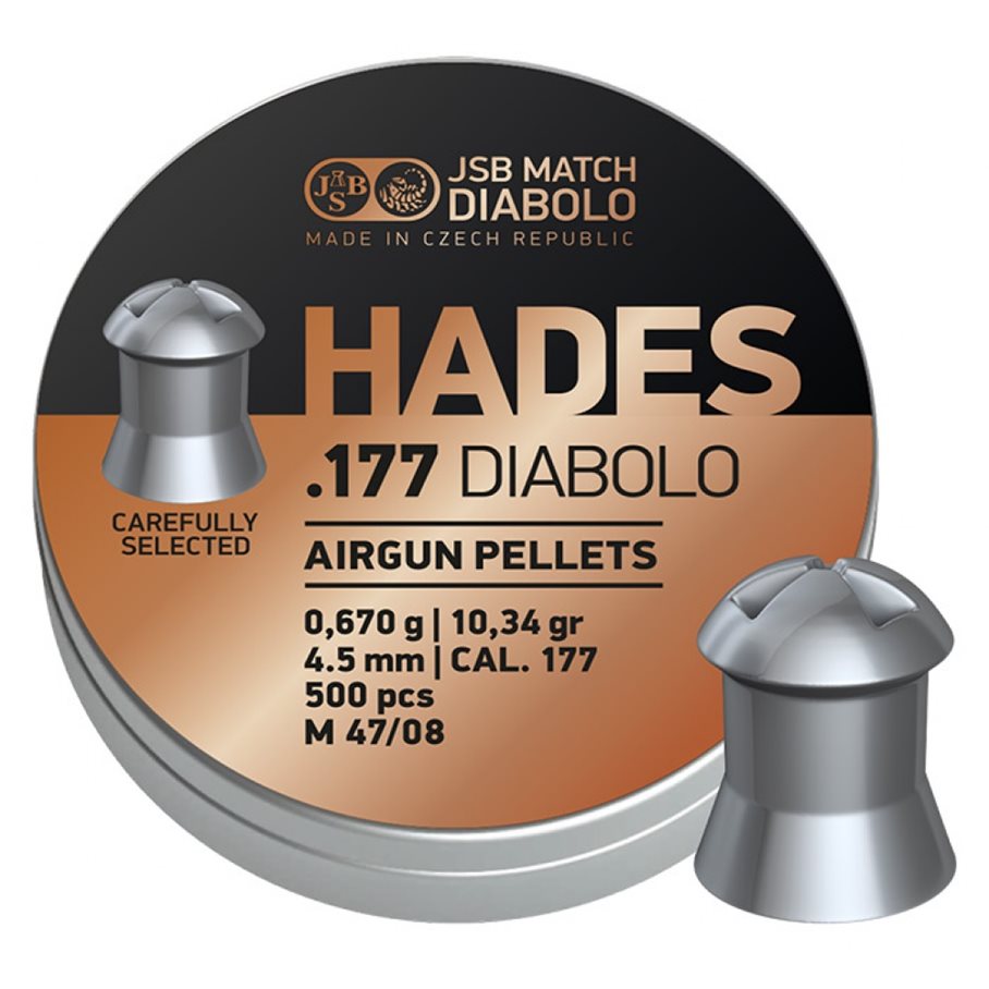 Hades, Luftgevärskula 4,50 mm - 0,670 g 4.5 MM / 500 ST