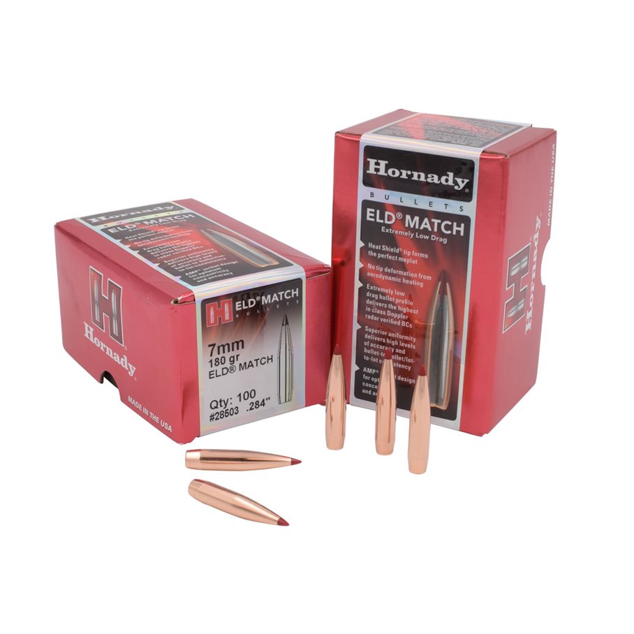 7 mm Eld Match 180 gr Kulor 100 st 100 ST / 7 MM