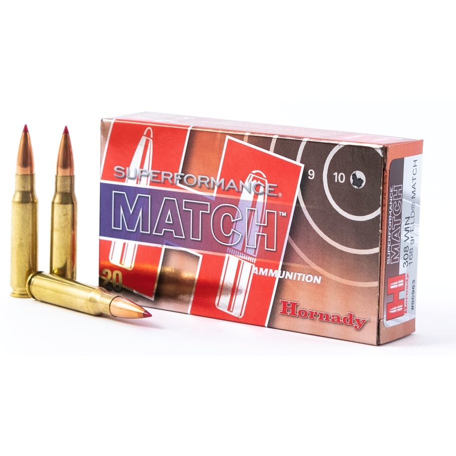 308 Win Superperformance Match 168 gr Eld Match, 20 st/ask .308 WIN / 20 ST