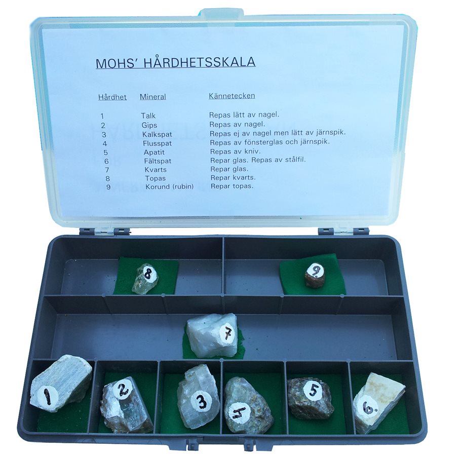 Mohs hårdhetsskala EN STL