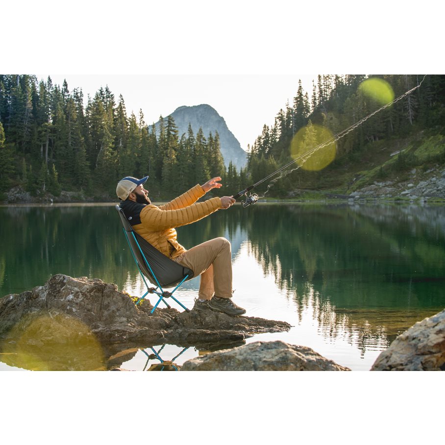 Chair Zero High Back BLACK CYANBLUE / EN STL