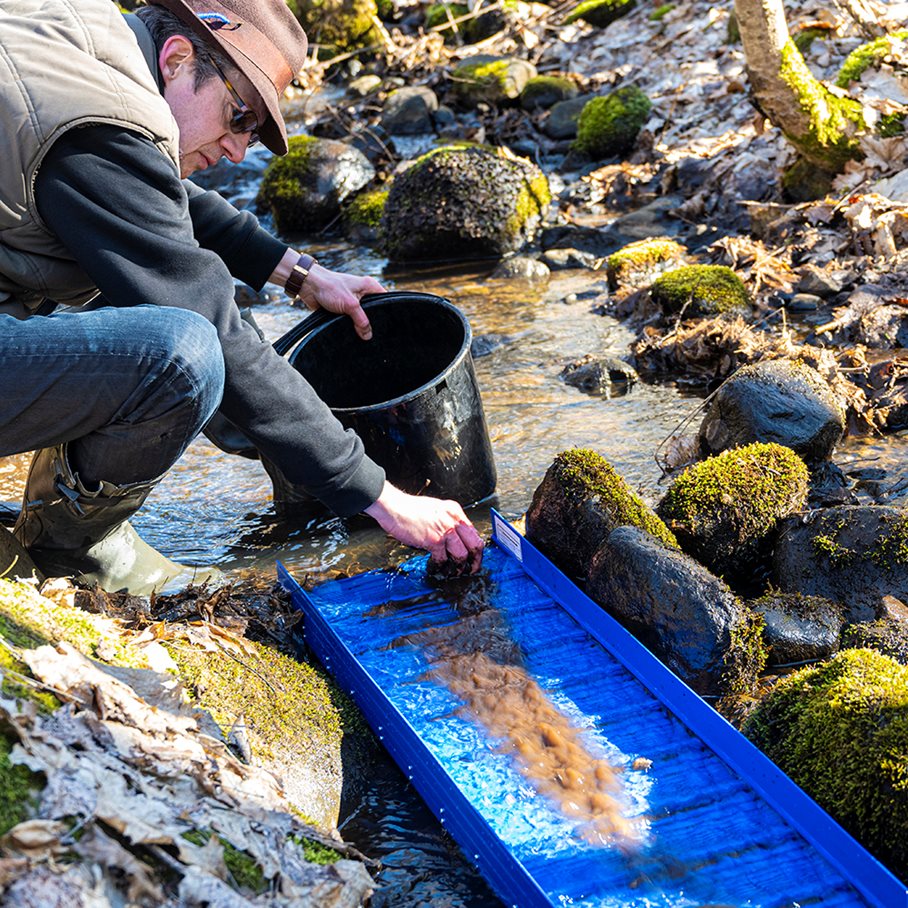 Vaskränna för guld, både nuggets och mikroguld EN STL
