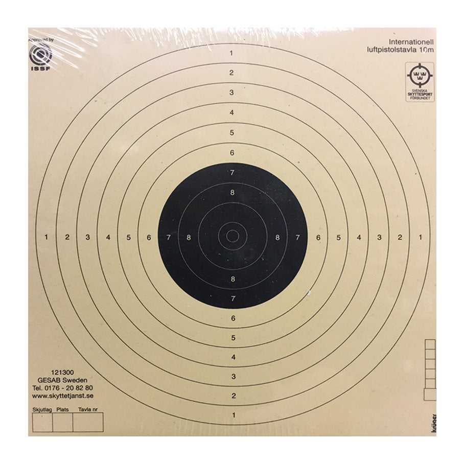 Luftpistoltavla, 250 Stycken EN STL
